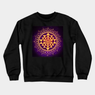 Sacred Geometry Sri Yantra Crewneck Sweatshirt